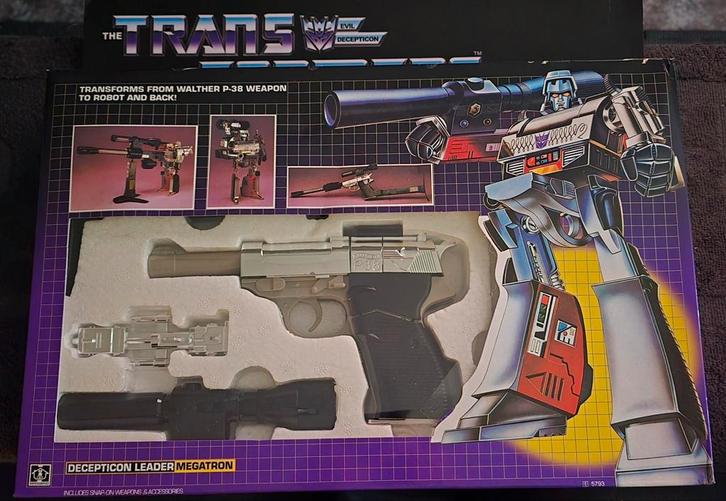 Transformers Megatron G1 Reissue KO, Verzamelen, Transformers, Zo goed als nieuw, G1, Autobots, Ophalen of Verzenden