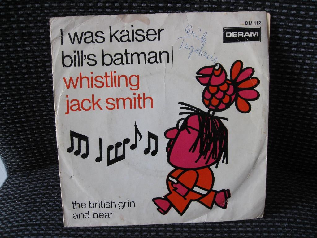 Whistling Jack Smith – I Was Kaiser Bill's Batman, Ophalen of Verzenden, Gebruikt, Pop, Single