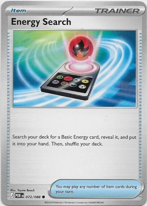 Perfect Order,  Energy Search [common] 72/94, Verzenden, Nieuw, Losse kaart