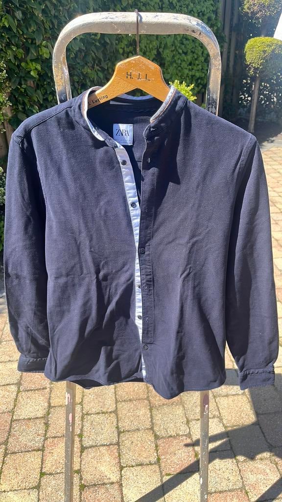 Zara poloshirt, Kleding | Heren, Ophalen of Verzenden, Zo goed als nieuw, Blauw