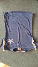 Blauw Z8 t-shirt maat 122/128 met zeester en ruches, Kinderen en Baby's, Kinderkleding | Maat 128, Meisje, Z8, Ophalen of Verzenden