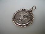 Zilveren herdenking munt hanger, Overige voorstellingen, Verzenden, Zo goed als nieuw, Zilver