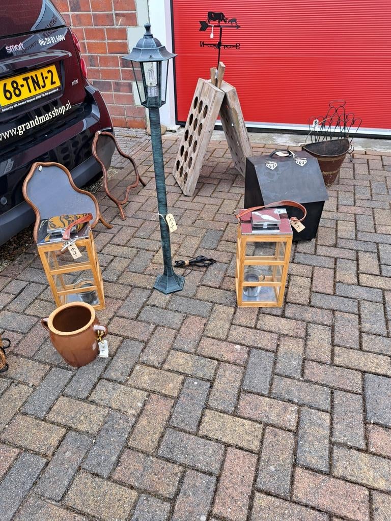 Buitenlamp110 hoog, Ophalen