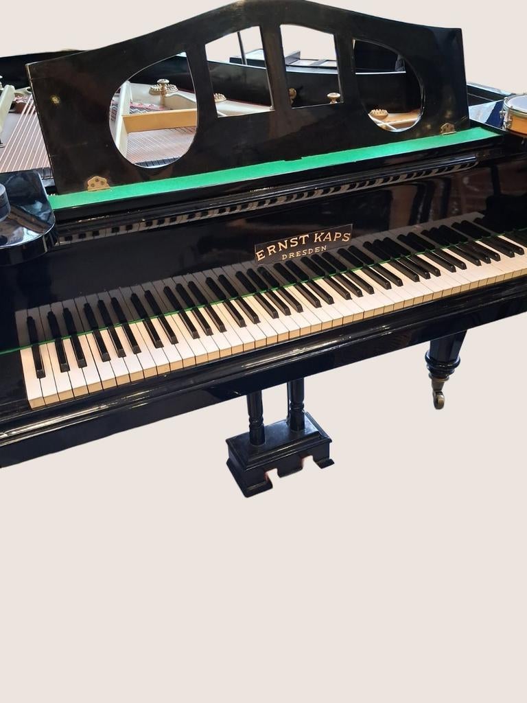 Antieke Ernst Kaps Piano - Zwart Hoogglans, Muziek en Instrumenten, Piano's, Gebruikt, Piano, Zwart, Hoogglans, Ophalen