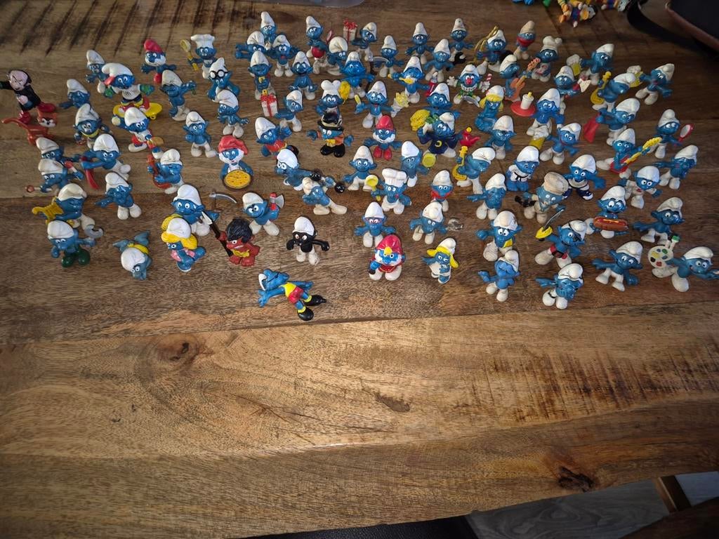 Grote collectie Smurfen beeldjes, inclusief Gargamel, Verzamelen, Ophalen of Verzenden, Gebruikt