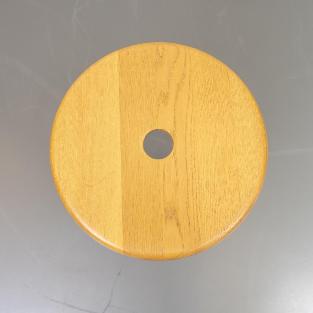 4x Vitra Jean Prouve Tabouret Haut Kruk - Eikenhout, Niet ingevuld, Niet ingevuld, Ophalen of Verzenden, Zo goed als nieuw