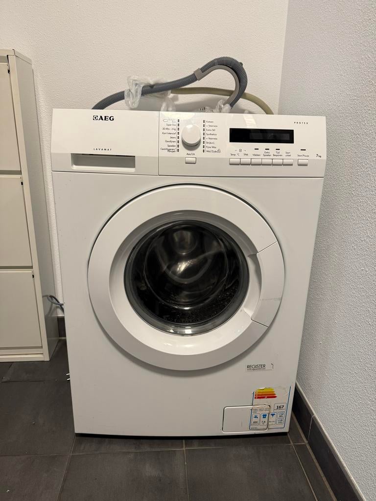 AEG Lavamat Protex Wasmachine - 7 kg inhoud, Ophalen, Gebruikt, 85 tot 90 cm, 1200 tot 1600 toeren