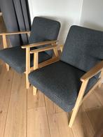 Echt koopje set fauteuils ekenaset als nieuw Scandinavisch!, Ophalen, Zo goed als nieuw, Hout