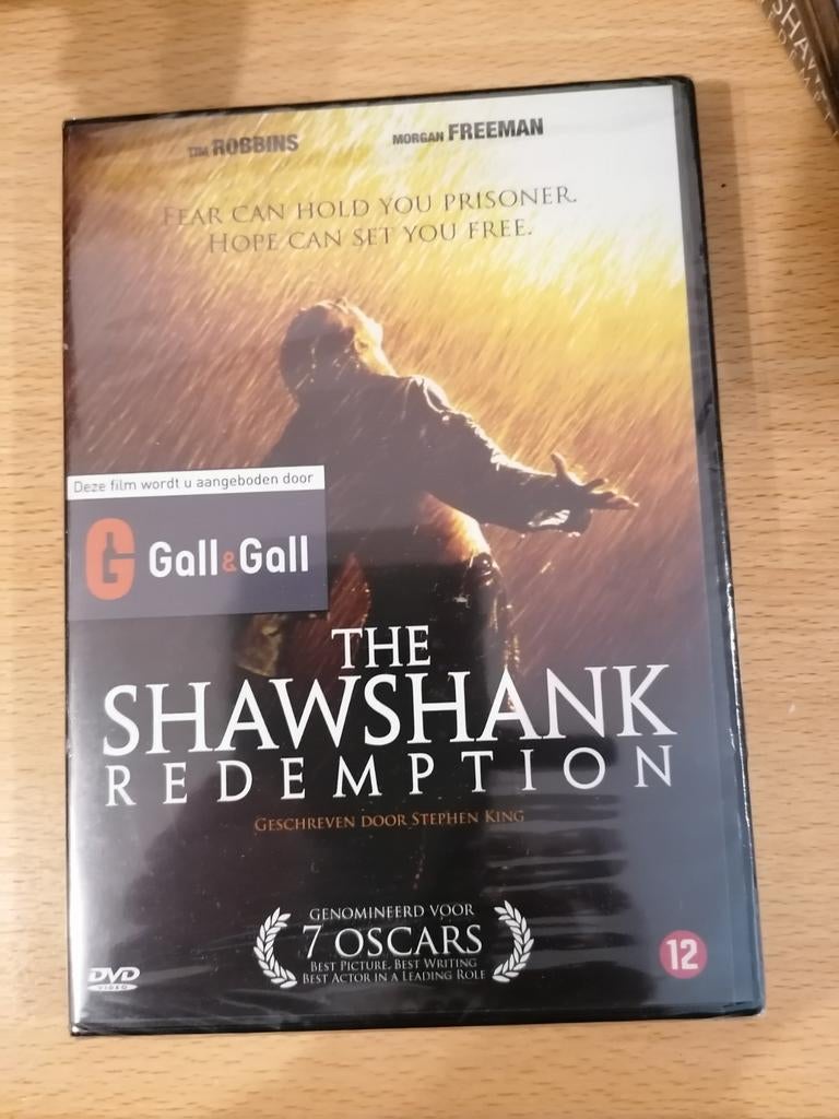 The Shawshank Redemption DVD - Nieuw in verpakking, Vanaf 12 jaar, Ophalen of Verzenden, Nieuw in verpakking, Drama