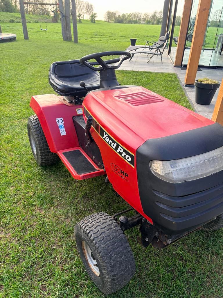 Zitmaaier zonder maaibord - Yard Pro 12HP, Ophalen, Gebruikt, Elektrische starter