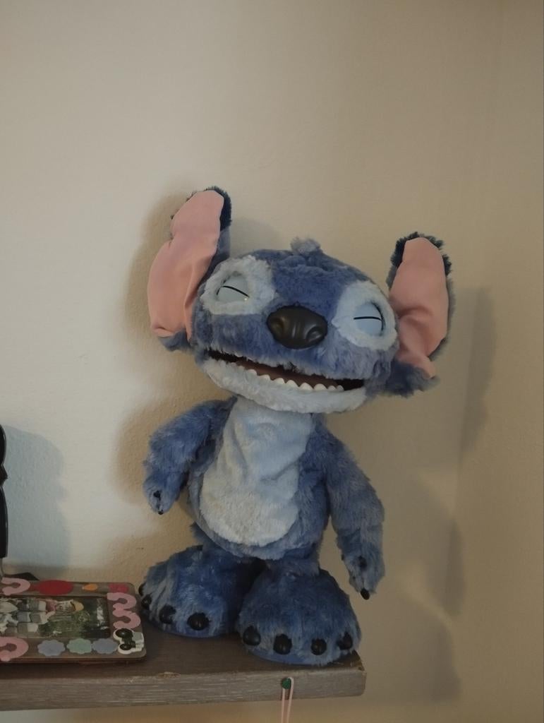 Stitch  Disney Stitch Real FX Puppet, Ophalen, Overige typen, Blauw, Zo goed als nieuw