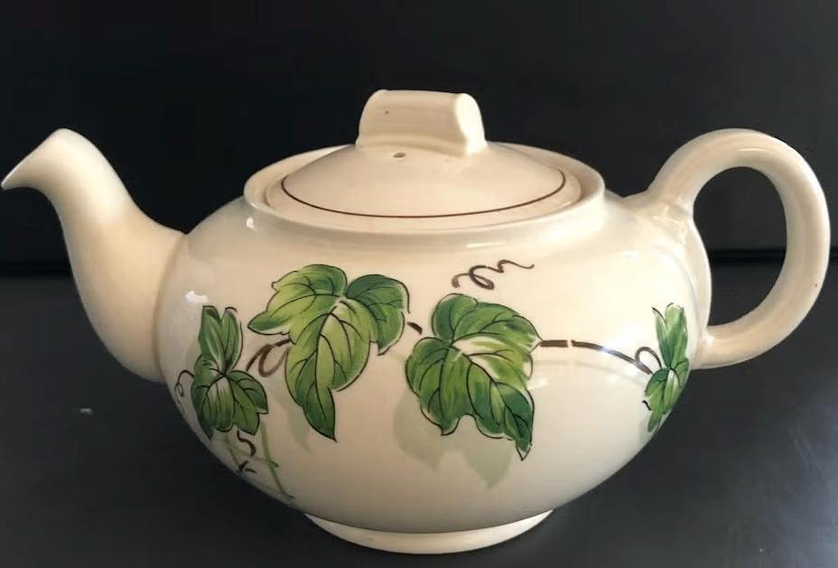 Unieke, vintage Grindley Green Ivy Teapot theepot, Ophalen of Verzenden