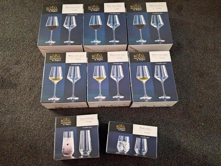 Kempen en begeer wijnglazen wit of rood witte rode ah, Ophalen of Verzenden, Nieuw, Minder dan 30 watt, Led-lamp