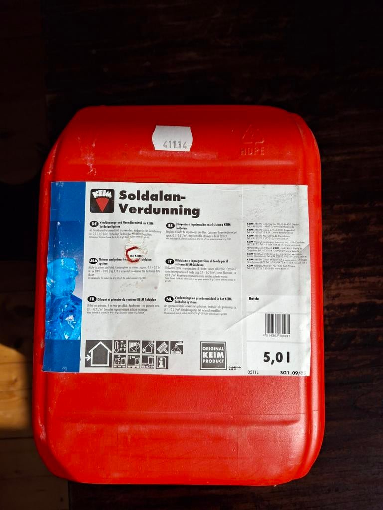 Soldalan verdunning voor Keim, Doe-het-zelf en Verbouw, Verf, Beits en Lak, Ophalen