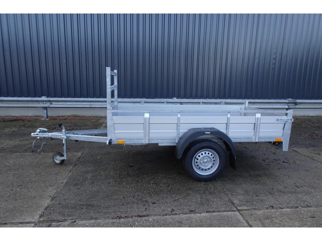 Bij Eemsned Twins Trailers bakwagen afm ca 250 x 132, Auto diversen, Aanhangers en Bagagewagens, Nieuw
