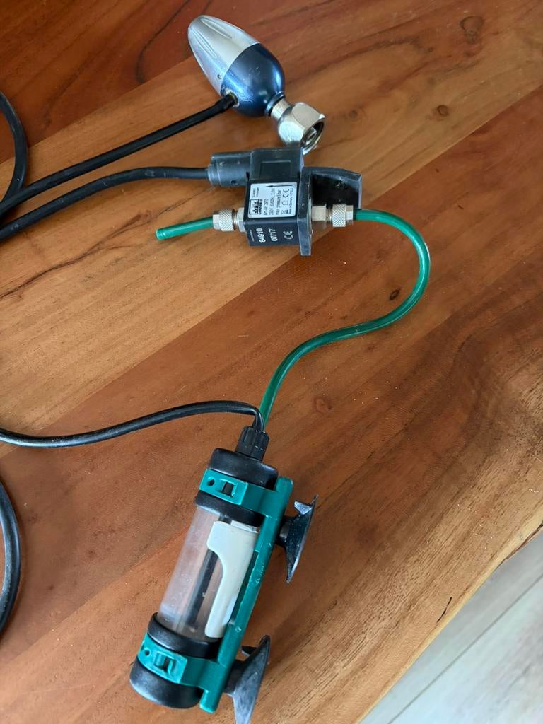 Dennerle co2 systeem onderdelen, Dieren en Toebehoren, Vissen | Aquaria en Toebehoren, Ophalen, Gebruikt, CO₂-systeem, Dennerle