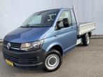 Volkswagen Transporter 2.0 TDI L1H1 Trendline Airco 3 Zits T, Auto's, Voorwielaandrijving, Gebruikt, Euro 6, Blauw