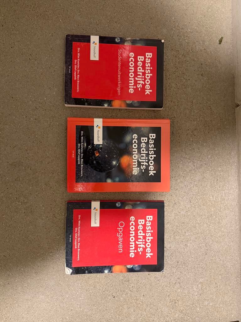 Schoolboeken Finance/Accountancy, Ophalen of Verzenden, Zo goed als nieuw, Overige niveaus, Bedrijfseconomie of M&O