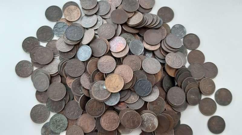 lot 25 stuks centen 1878-1944, Ophalen of Verzenden, Koningin Wilhelmina, 1 cent