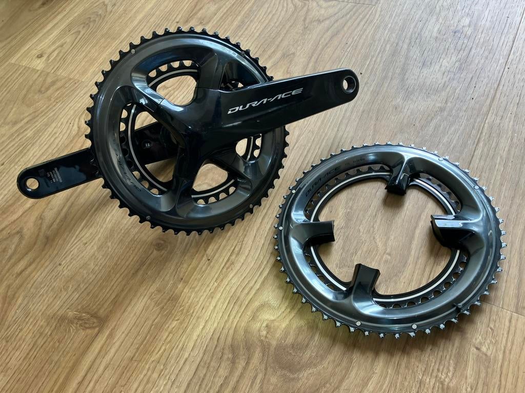 Dura Ace FC-9100 Crank 175 & 53-39T 52-36T 11 Speed, Ophalen of Verzenden, Gebruikt, Racefiets, Crankstel of Pedalen
