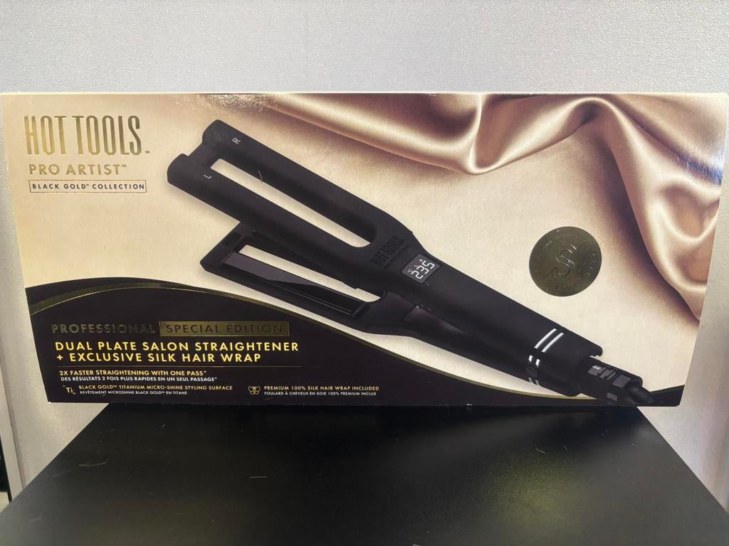 Dubbele stijltang voor prachtig stijl haar of mooie krullen, Ophalen of Verzenden, Nieuw, Krultang of Stijltang