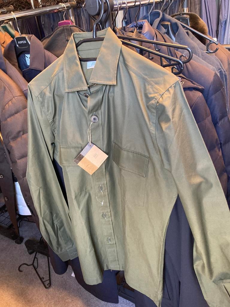 Overshirt 100 hands mt 38, Ophalen of Verzenden, Nieuw, Groen, Halswijdte 38 (S) of kleiner