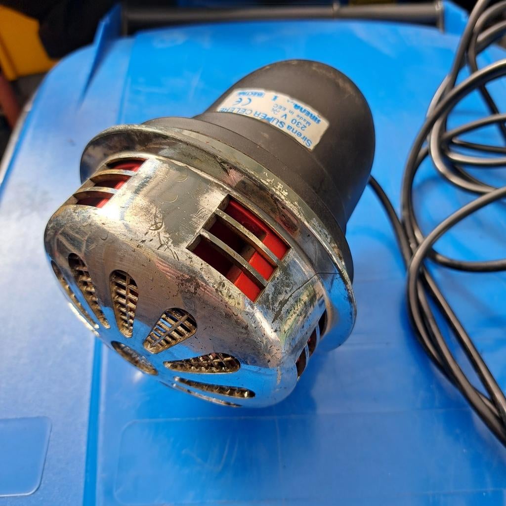 Sirene 220 volt - Super Celere, Ophalen of Verzenden, Gebruikt, Sirene