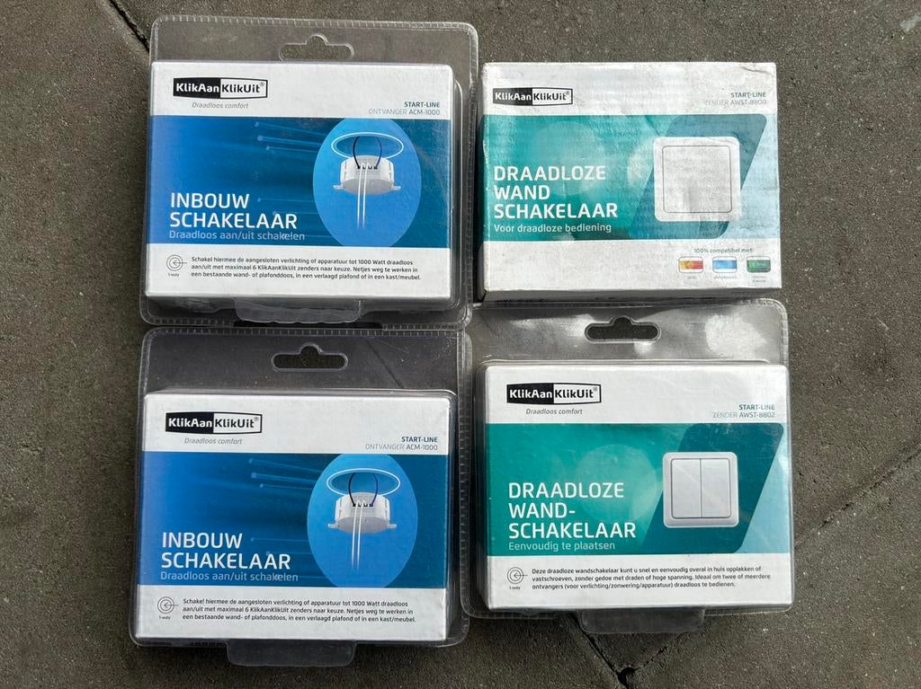 Klik aan klik uit. Nieuw!!, Ophalen of Verzenden, Nieuw