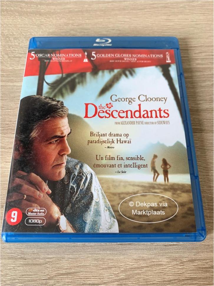 Blu-ray The Descendants - George Clooney, Cd's en Dvd's, Blu-ray, Gebruikt, Drama, Ophalen of Verzenden