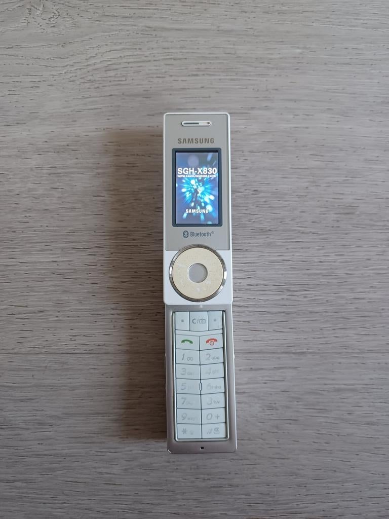 Zeldzame Samsung X830 MP3 phone in perfecte staat, Telecommunicatie, Mobiele telefoons | Samsung, Ophalen of Verzenden, Zo goed als nieuw
