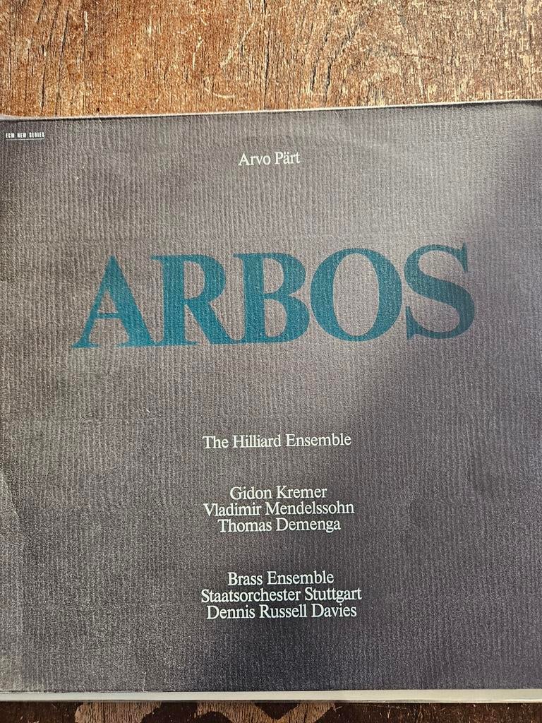 Arvo Pärt - Arbos LP, Ophalen of Verzenden, Gebruikt, 12 inch, Kamermuziek