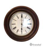 Vintage klok / wandklok hout - Greenwood Colchester, Ophalen of Verzenden, Gebruikt, Wandklok