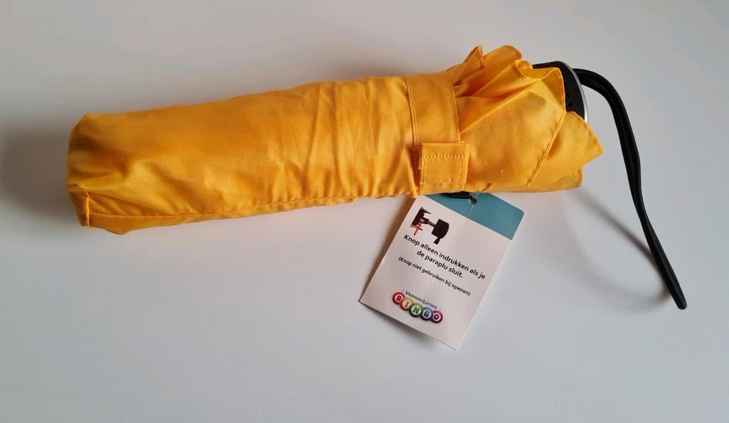 Gele paraplu - Nieuw, Sieraden, Tassen en Uiterlijk, Paraplu's, Ophalen of Verzenden