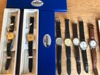 vintage horloges, Tissot, Camel, van Buren, Citizen etc, Overige merken, Staal, Met bandje, Polshorloge