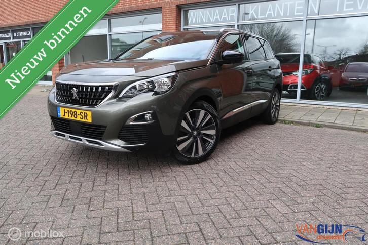 Peugeot 5008 1.2 PureTech Allure Automaat Navi 7 Persoons, Auto's, Peugeot, Bedrijf, Te koop, ABS, Airbags, Airconditioning, Alarm
