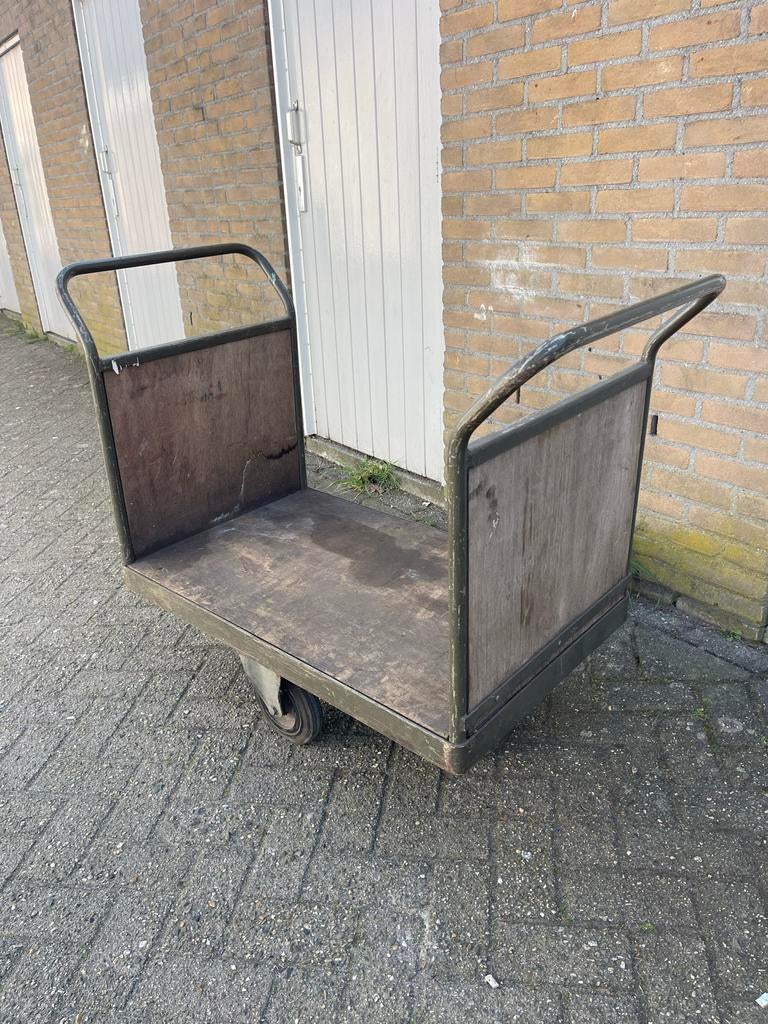 Industriële transportwagen  magazijn wipkar plateau, 100 liter of meer, Ophalen, Transportkar