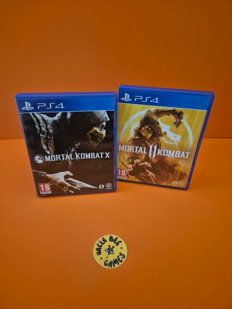 Mortal Kombat X + Mortal Kombat 11, Gebruikt, Vanaf 18 jaar, Vechten, Verzenden