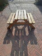 Picknicktafel voor kinderen, Ophalen of Verzenden, Gebruikt, Rechthoekig, Hout