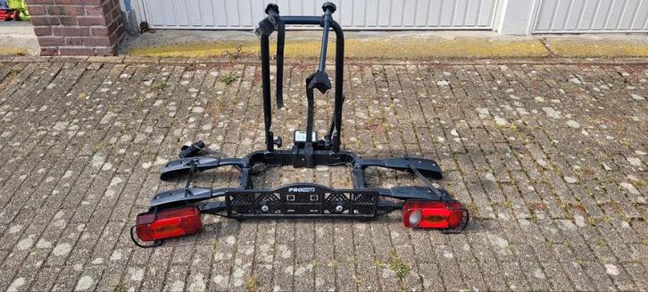 Fietsendrager pro user, Auto diversen, Fietsendragers, Gebruikt, Trekhaakdrager, 2 fietsen, Brede banden, Elektrische fiets, Ophalen