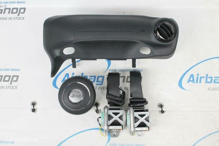 Airbag set - Paneel zwart Jeep Wrangler JL (2017-heden), Auto-onderdelen, Dashboard en Schakelaars, Gebruikt, Ophalen of Verzenden