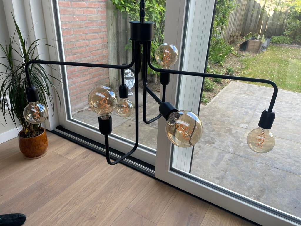 Masterlight Octo hanglamp, hoogte verstelbaar, dimbaar, Ophalen, Zo goed als nieuw, Metaal, 75 cm of meer