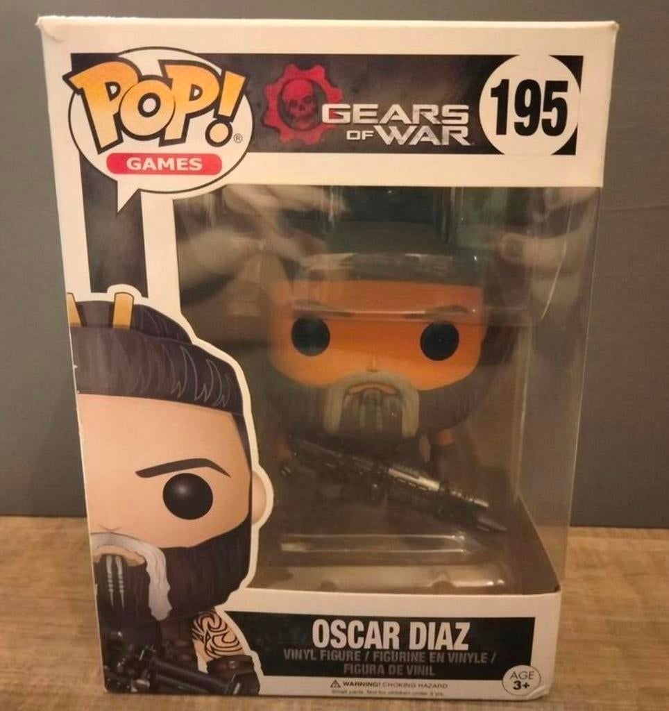 195 Oscar Diaz Gears Of War Funko Pop, Ophalen of Verzenden, Zo goed als nieuw