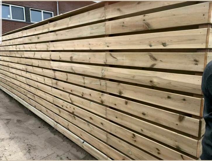 Professioneel schutting plaatsen – strak resultaat, Tuin en Terras, Schuttingen, Nieuw, Overige materialen, 6 meter of meer, Ophalen of Verzenden