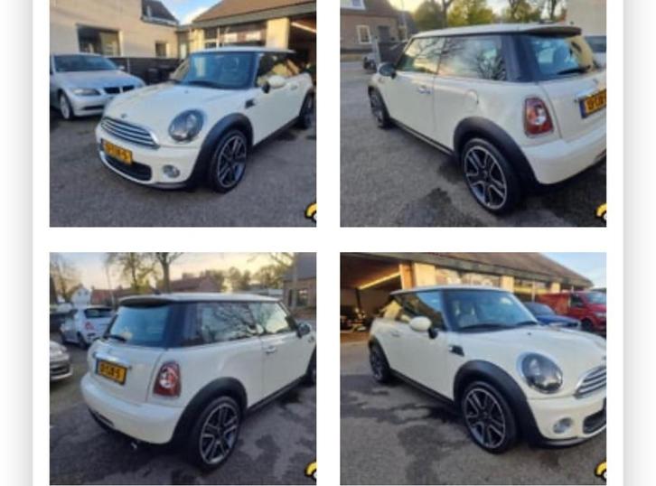 Mini 1.6 ONE 55KW 2012 Wit, Auto's, Mini, Particulier, Cooper, Benzine, B, Overige carrosserieën, Handgeschakeld, Origineel Nederlands
