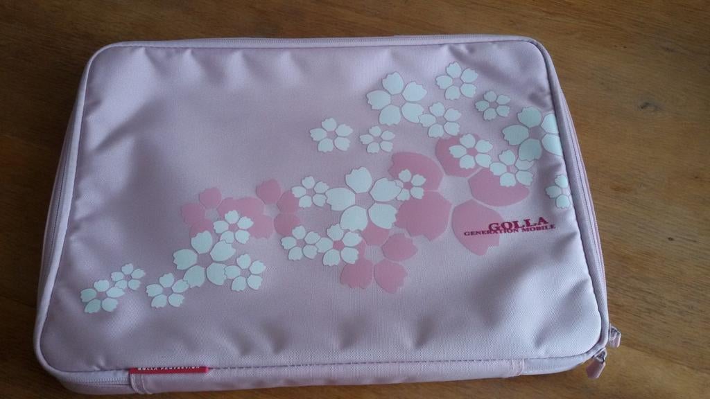 Laptoptas Roze met Bloemenpatroon - 13 inch, Computers en Software, Laptophoezen, Ophalen of Verzenden, 13 inch, Zo goed als nieuw