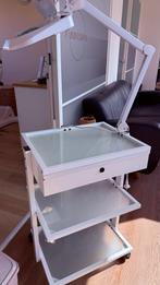 Pedicure werktafel behandeltafel verrijdbare trolley, Ophalen