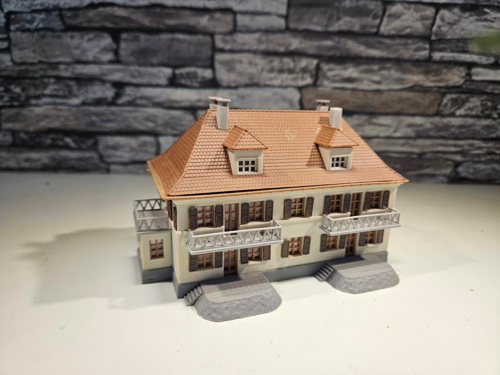 Kibri villa woning N spoor modeltrein 1:160, Overige merken, Gebruikt, Gelijkstroom of Wisselstroom, Brug, Tunnel of Gebouw
