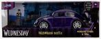 Jada Toys: Wednesday - Volkswagen Beetle 1:24, ., Nieuw, Ophalen of Verzenden, .