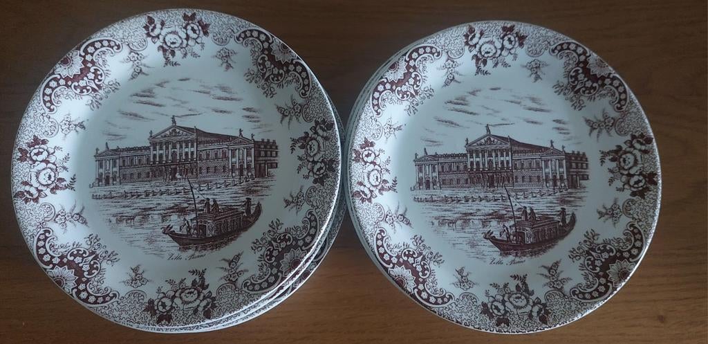 12 bordjes "Venetian Villas" van Nuova Fontebasso, Ophalen of Verzenden
