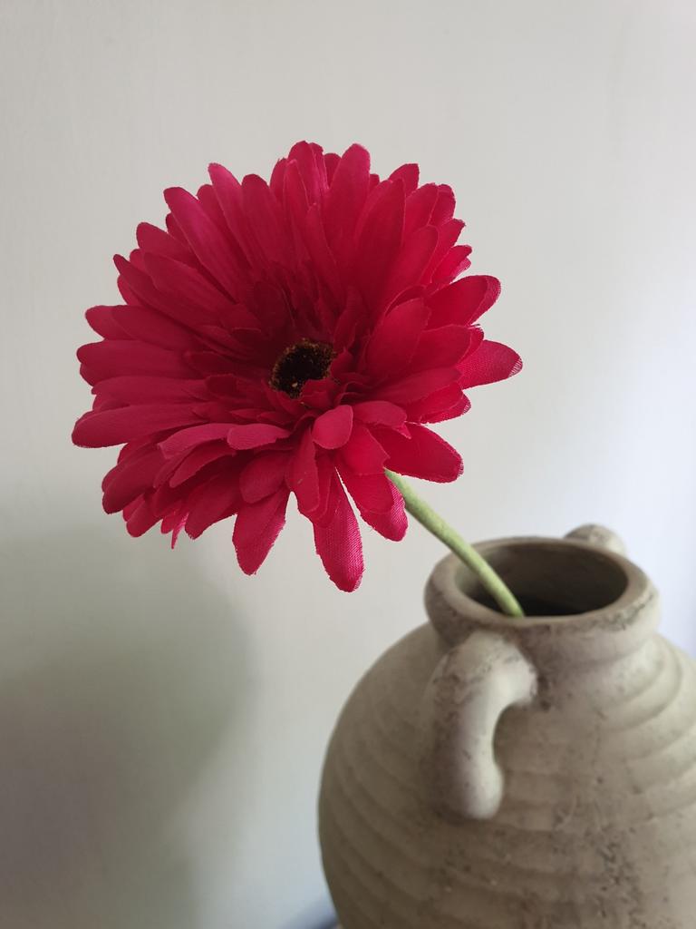 Prachtige zijden gerbera fuchsia roze, Ophalen of Verzenden
